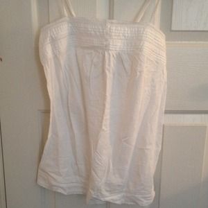 White Spaghetti Strap Tank