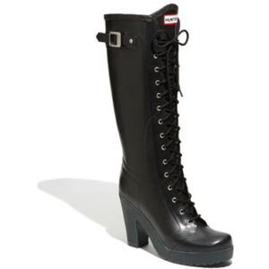 NEW HUNTER "lapis" wedge BOOTS