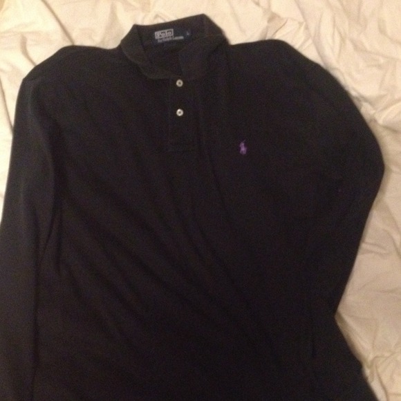 Men's Black Ralph Lauren polo