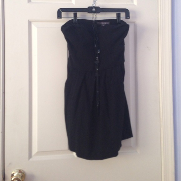 A black cute mini dress from forever 21