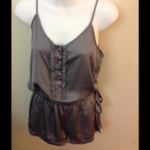 Pacsun silver romper