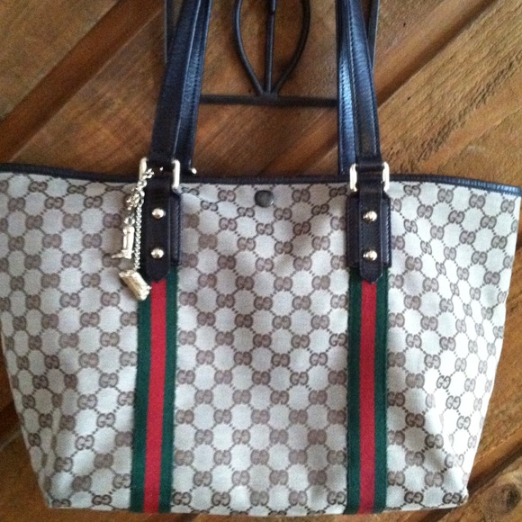 Gucci Monogram GG Jolicoeur Shopper. - Picture 2 of 4