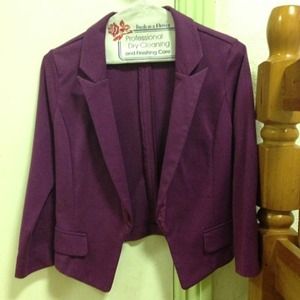 Purple blazer