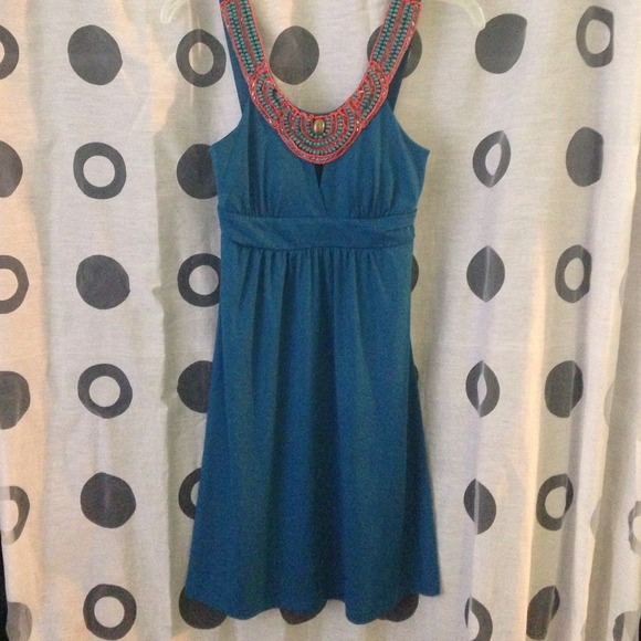 Blue dress