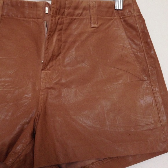 J brand leather shorts! - Picture 3 of 4