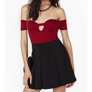 Brand New Wine Bodysuit!! Sz S. By NastyGal