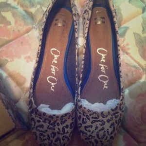 Cheetah print Toms. Never worn