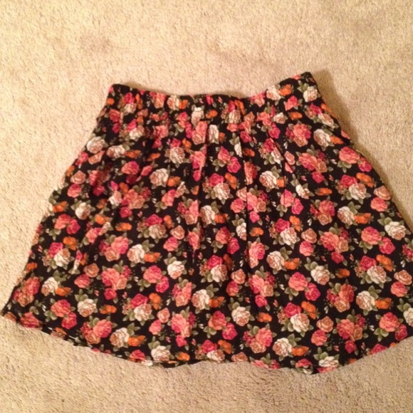 Floral Skater Skirt