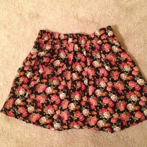 Floral Skater Skirt