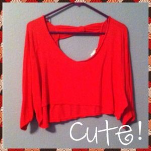 ❗️price reduced❗️Dark pink loose crop top