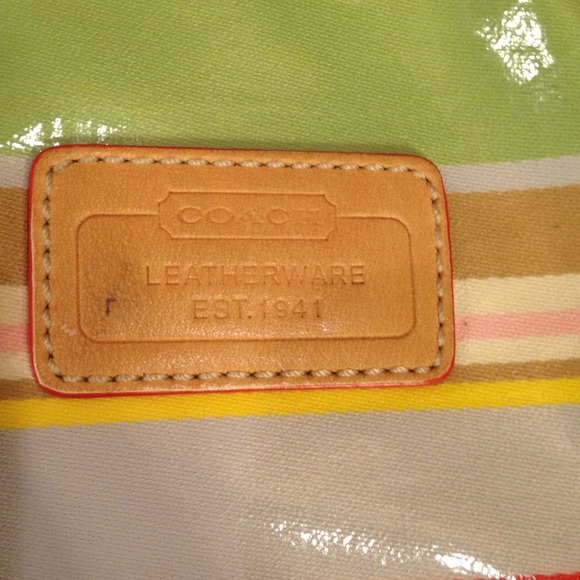 Authentic Coach multicolored mini bag - Picture 2 of 4