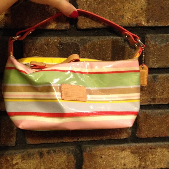 Authentic Coach multicolored mini bag - Picture 3 of 4
