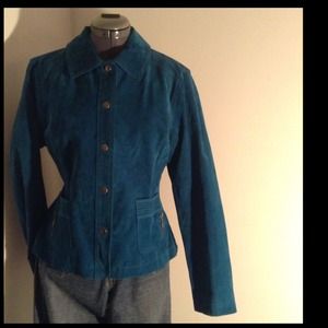 *🎉REDUCED🎉SUEDE LEATHER JACKET by CHICO'S***