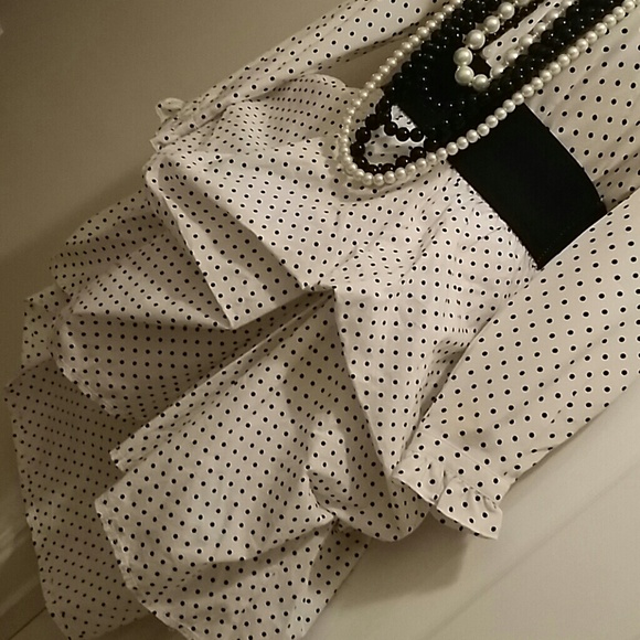 Sold. Polkadot Blouse - Picture 2 of 4