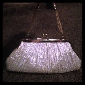 Small sparkly silver clutch! ☺️