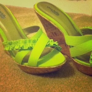 Lime Green Wedges