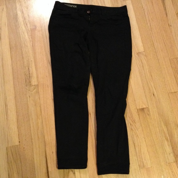 J Crew black toothpick pants Sz 28 - Picture 1 of 1