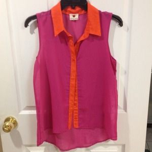 🚫sold🚫Pink/orange tank top