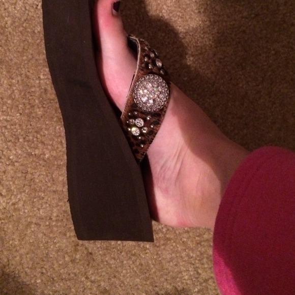 Justin Brand western flip flops! - Picture 2 of 3