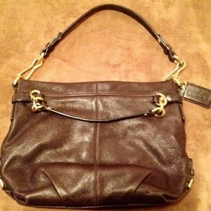 Genuine Coach leather Brooke style 14142