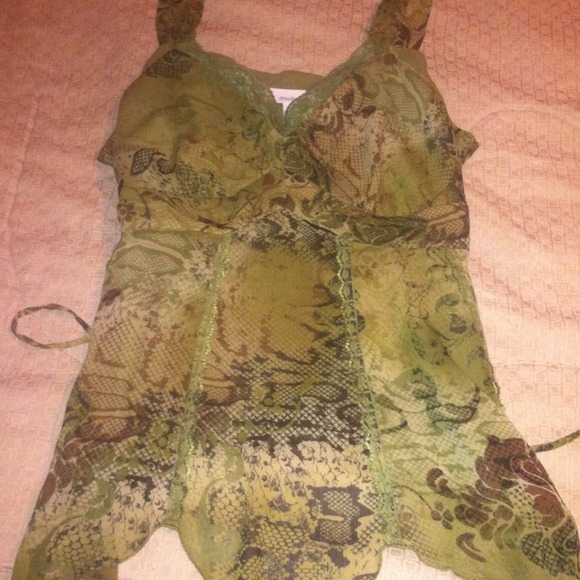 Olive green tank