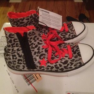 Cheetah Print Converse