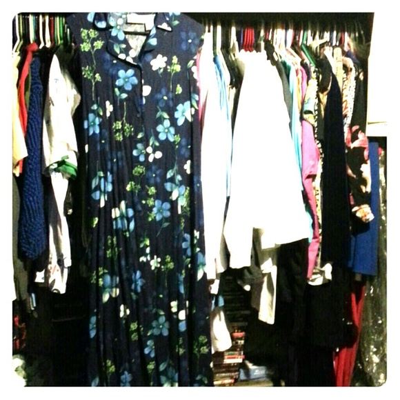 Blue flower dress
