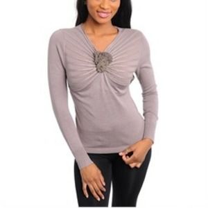 ✨30% Off✨ Flower Detailed Sweater