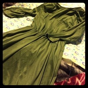 Vintage Olive Dress