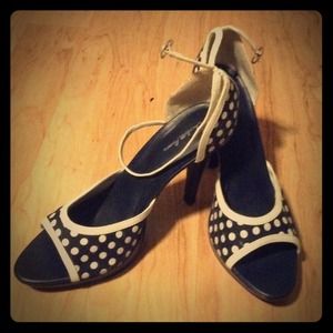 Charolette russe heels with ankle strap!