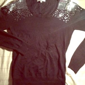 Black top with sequins