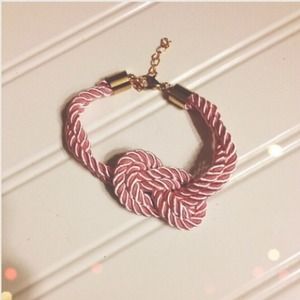 🔅Silk Pink Rope Bracelet