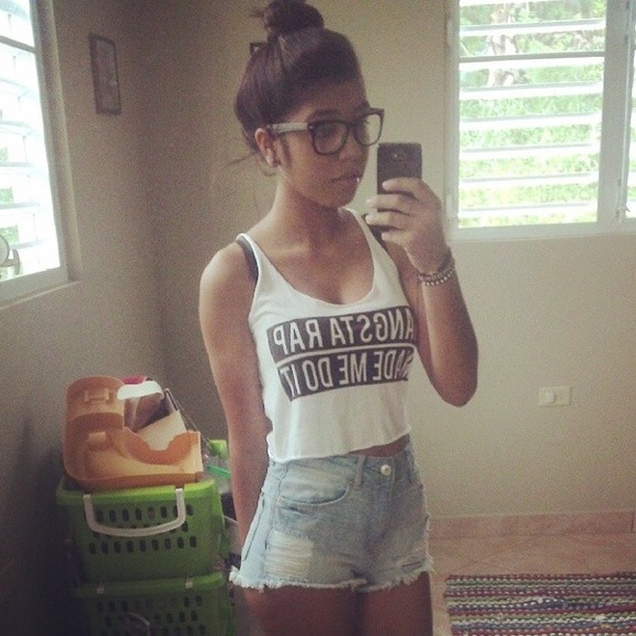 Brandy Melville Gansta Rap Made Me Do It Tank