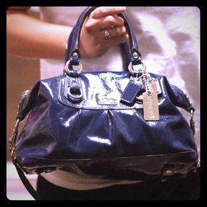 Patent Leather Coach Handbag
