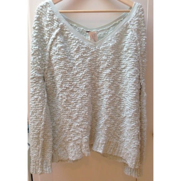 Free People Mint Songbird Pullover