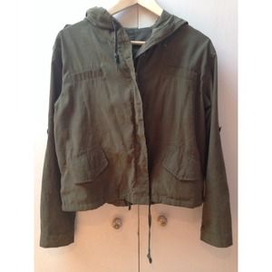 Brandy Melville Green Army Jacket