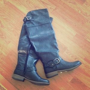 Black boots