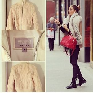 Wilson's Leather Fur Coat