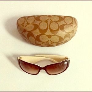 Coach Sunglasses with Signature Case