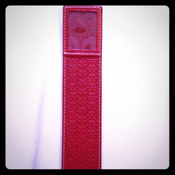 Authentic coach bookmark!! ⭐️