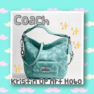 Coach Signature Kristin small hobo in SV/TQ