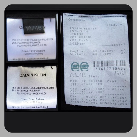 Calvin Klein Graphite Satin off-the-shoulder dress - Picture 3 of 4