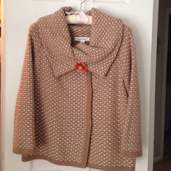 👇Reduced👇Cute Cross Over Collar Sweater - Picture 2 of 4