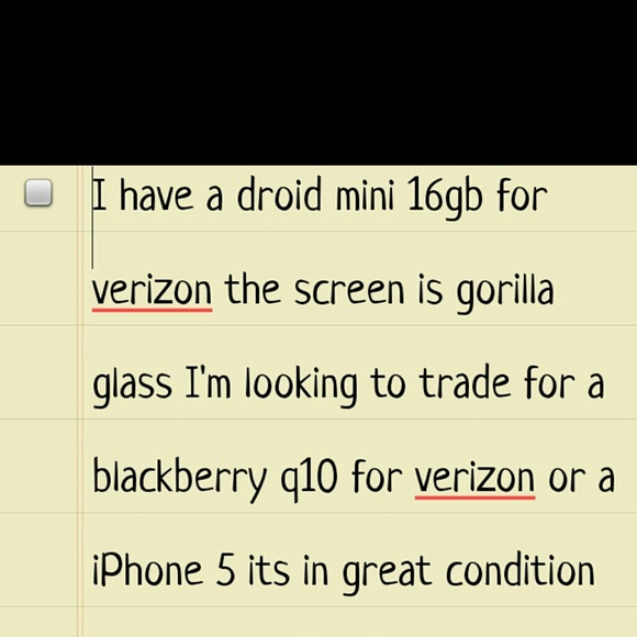 Droid mini verizon android. - Picture 1 of 1