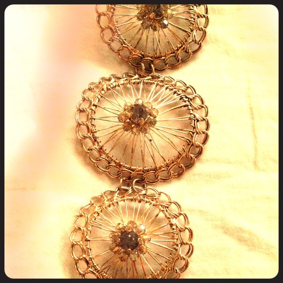 Pin wheel bracelet