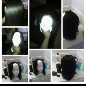 8" wrap with invisible part remy hair