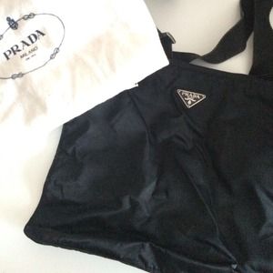 Prada nylon messenger bag