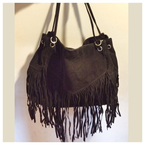 Stunning large suede tote SOLD - Picture 2 of 4