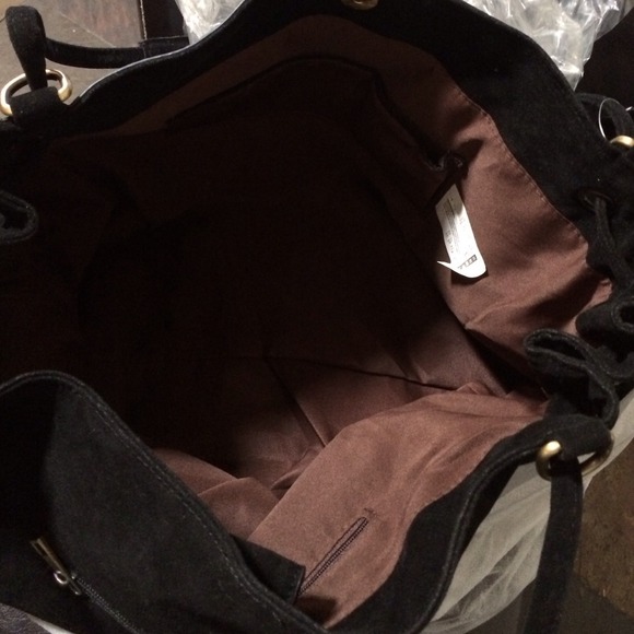 Stunning large suede tote SOLD - Picture 3 of 4