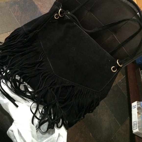 Stunning large suede tote SOLD - Picture 4 of 4
